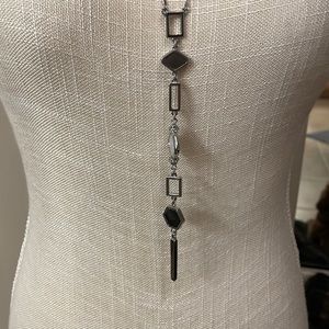 Long necklace with skinny chain